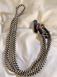 1pc Crossbody Phone Lanyard With Extended Braided Chain, Cat & Fish Charm Pendant, Strap Style, Outdoor Rope - Multicolor - View 7