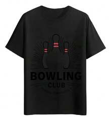 Playeras Club De Bolos Fundado En 2024 - Negro - Ver 1