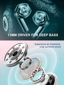 Mini Wireless Earbuds, Touch Control, Noise Cancelling, Suitable For Sports And Phones, Wireless Bluetooth Earphones, In-Ear Smart Touch, Long Battery Life - Multicolor - View 4
