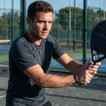 Rutschfester Silikon-Schlägergriff, Wabenstruktur Stoßabsorbierendes Design, universelle Schutzhülle, geeignet für Pickleball, Paddeltennis, Strandtennis-Schläger, Outdoor-Sportzubehör - Verschiedenfarbig - Übersicht 4