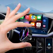 1pc Wireless CarPlay Adapter, Compatible With IPhone And IOS 10, 2-In-1 Smart Multimedia Box, Plug And Play Stereo Screen Mirroring Adapter - Q1A - View 10
