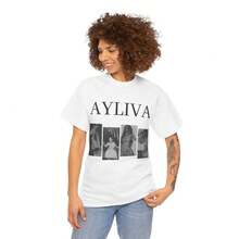 Ayliva T-Shirt In Black And White - 白色 - 查看 8