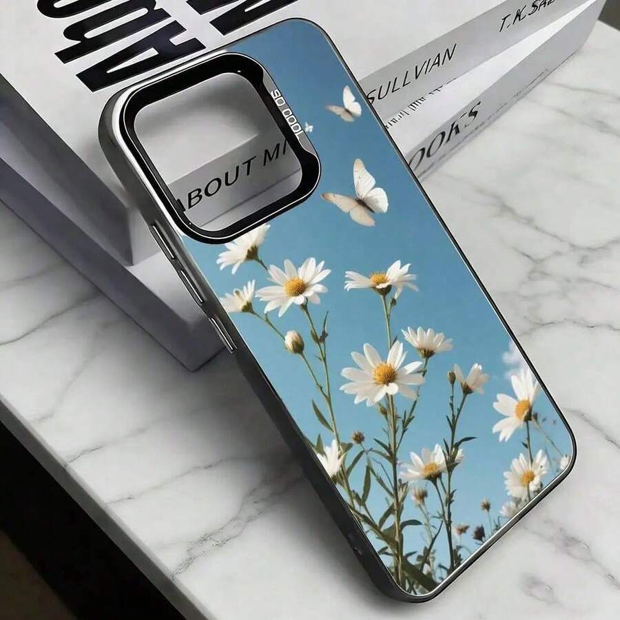 Little Daisy Phone Case For 17, 16, 15, 14, 13, 12, 11 Plus, Pro, XS, Colorful Silver Case. - Multicolor 2 - View 1