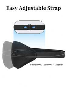 1pc 3D Sleep Mask, New Lightweight 100% Blackout Comfortable Sleep Mask - Unisex, Zero Eye Pressure 3D Deep Contour Eye Mask Effectively Relieves Eye Fatigue/Protects Eyelashes And Makeup, Adjustable Strap Size Fits Different Head Shapes Universal Sleep Mask, Suitable For Party Blindfold Games, Yoga, Meditation, Travel Rest, Office/School Nap, Bedroom Sleep, For Light Sleepers, Ideal Gift For Sleepers - Grey - View 7