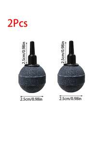 1pc High-Efficiency Stone Air Diffuser (Spherical Air Stone) Suitable For Aquarium, Pond And Hydroponic Systems - Stone Aeration System With Bubble Oxygenation, Suitable For Fish, Low Maintenance Water Quality Oxygenator - Multicolor - View 9