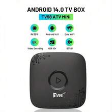 Android 14 Smart TV Box,Real Androidtv Smart TV Set Top Box, With 4K RK3518 Quad Core, Dual WiFi 6 Bluetooth 5 Voice Remote, 2GB Memory And 16GB Flash, Streaming Device, Modern Accessory, Highperformance Device - Multicolor - View 4