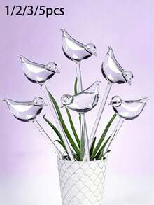 Bird-Shaped Automatic Watering Ball, Automatic Plant Watering Device, Plastic Drip Irrigation Tool, Suitable For Indoor And Outdoor Gardens, Perfect For Potted Plants, Flowers And Bonsai - Multiple Styles - View 1