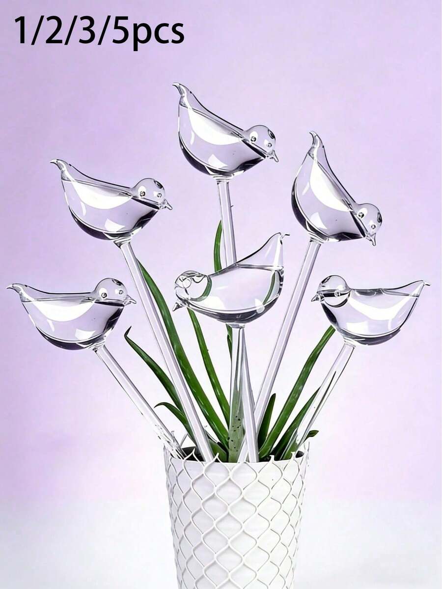 Bird-Shaped Automatic Watering Ball, Automatic Plant Watering Device, Plastic Drip Irrigation Tool, Suitable For Indoor And Outdoor Gardens, Perfect For Potted Plants, Flowers And Bonsai - Multiple Styles - View 1