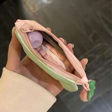 超吸睛草莓零錢包*1 - 新款可愛Ins風 - 適合日常出門、零錢收納、身分證夾、零錢包、卡夾。輕巧便攜，生日禮物、節日禮物 - A - 查看 4