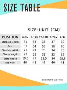 Baby Girl Cartoon Print Round Neck Long Sleeve Top And Skirt - White - View 7