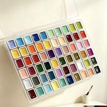 98/72/60 Colors Solid Watercolor Paints 1ml Glitter Series, Long-Lasting Colors, Suitable For Watercolor Painting And Art Creation - Single Piece - View 19
