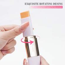 1 pieza Barra de base de maquillaje con acabado perfecto, textura de terciopelo suave, 3 tonos para igualar el tono de la piel, brillo natural de larga duración y cobertura - Multicolor - Ver 8