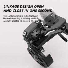 1pc Motorcycle Cup Holder, Cup Holder Accessory, Foldable Rotating Disc, Motorcycle Handlebar Cup Holder, Electric Bike Riding Cup Holder, Bicycle Delivery Riding Guard, Cup Holder, Universal Fixed Beverage Holder - A - View 5