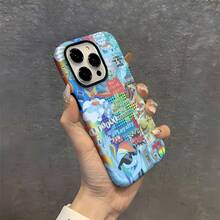 Funda para teléfono Rainbow Dash con diseño vibrante, compatible con Samsung, ,  y . Fabricada en material TPU que proporciona protección contra golpes y caídas. Una opción de regalo divertida para familiares y amigos. - Blanco - Ver 3