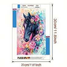 DIY 5D Diamond Painting Full Drill Set, DIY Diamond Sticker Decoration Craft Kit, Suitable For Home Decor And Wall Decoration, Unique Design Handmade Gift Set, Perfect Choice For Holiday Parties And Various Festive Occasions - Sets - View 3