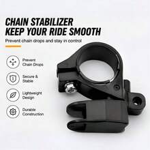 Guía de cadena para bicicleta de montaña, guía de cadena de disco único con engranaje positivo y negativo, accesorio de bicicleta con desviador delantero anti-caída de cadena, accesorio de modificación de protección y estabilización de cadena para ciclismo todoterreno - Multicolor - Ver 5