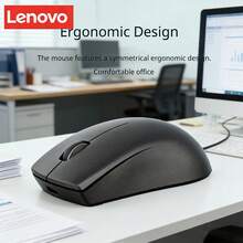[Lenovo KN210] Wireless Keyboard And Mouse Set With Chocolate Keys For Efficient And Comfortable Computer And Laptop Use In Business And Office Settings - View 3