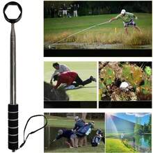 1pc Extendable Golf Ball Grabber Golf Ball Picker Telescopic Golf Ball Retriever - Black - View 3