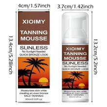 Xioimy 60ml 無日曬防曬慕斯 - 無酒精、持久耐用的室內DIY自我曬黑油，無日曬自然防曬古銅色，保濕護膚，自然光澤緊緻肌膚，適合所有膚質 - 黃色 - 查看 9