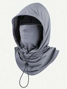 1 buah Kombo Topi dan Masker Pelindung Matahari Unisex, Topi Matahari Musim Panas untuk Wanita, Penutup Leher Bernapas Bahan Sutra Es untuk Seluruh Wajah, Cocok untuk Mengemudi, Bersepeda, Aktivitas Sehari-hari, Belanja, Bepergian, Perlindungan Matahari - Gaya A - View 18