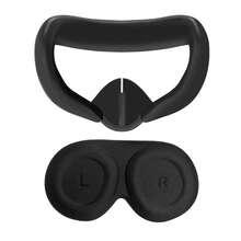 Silicone Face Pad With Lens Protector For MetaQuest 2/Quest 3/Quest 3s Standard Face Interface, VR Face Mask, Quest 2 Accessory, Silicone Cover Only - View 16
