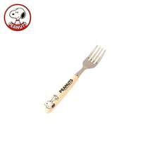 Cuchara de acero inoxidable auténtica de Snoopy con mango de cerámica, cuchara para sopa, tenedor, utensilios para arroz, tenedor para frutas - Ver 16