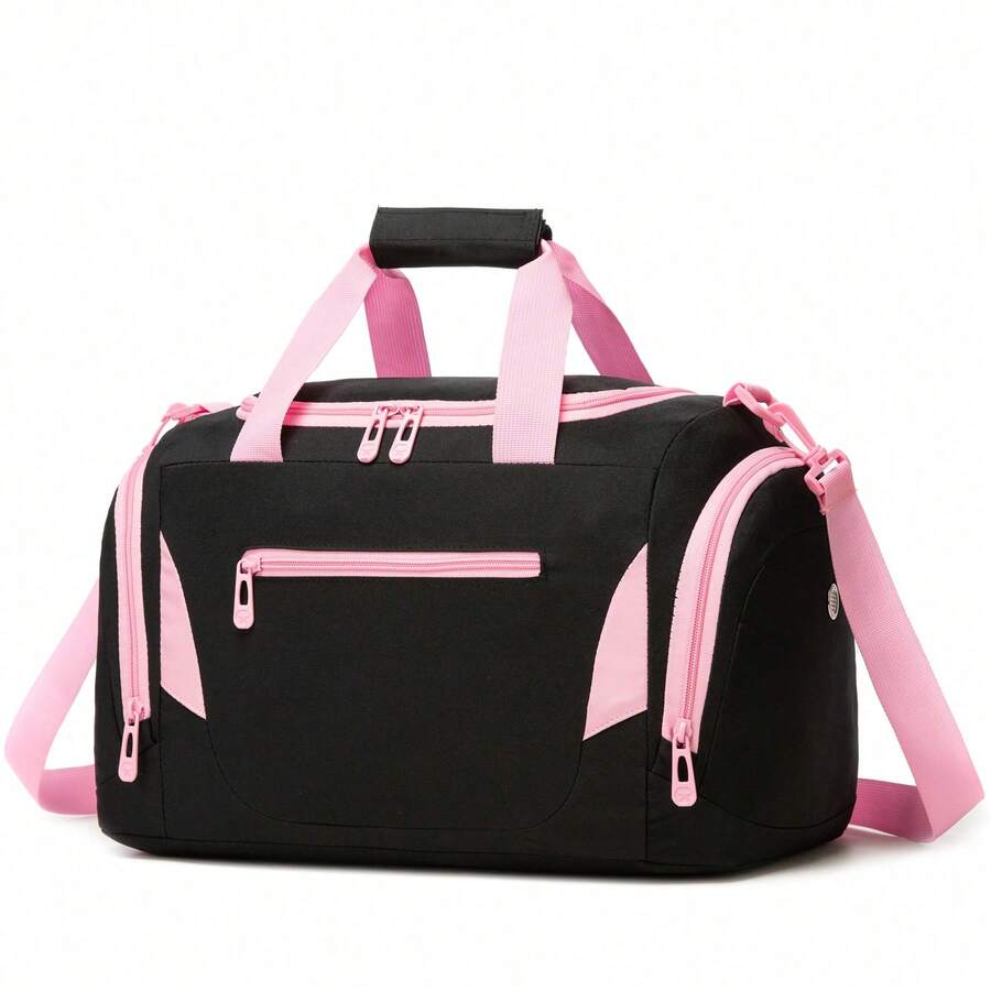 Small Travel Bag For Kids, Travel Bags For Girls And Boys With Shoe Compartment, Children's Travel Bag, School Travel Bags - 黑火藥 23002 - 查看 1