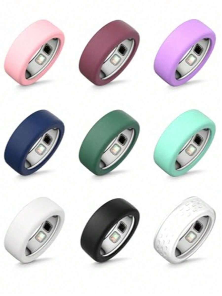 20PCS Ring Cover Compatible With Oura Ring Gen 4/4 Ceramic/Oura Gen 3, Ultra-Thin Anti-Scratch Silicone Ring Protector Case For Women Men For RingConn Gen 3/Gen 2/Gen 2 Air/Ultrahuman Air - Ring Protector - View 1