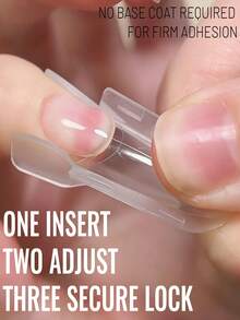 120PCS/Box Rocket Sandwich Nail Form Mold, 60Pcs Top Mold+60Pcs Bottom Mold 15 Sizes Clear Reusable Acrylic Nail Dual Forms, No Clips No Paper Forms, Quick Poly Nail Extension Molds For Beginners & Salon Use - Clear - View 6