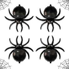 Black Spider Balloon Halloween Decoration, Long-Legged Spider Balloon With Fangs, Suitable For Halloween And Day Of The Dead Themed Party Decor - Multicolor - View 17
