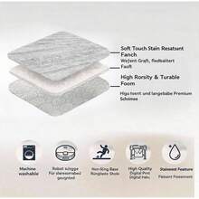Livingroom Carpet Made In Turkey Soft Touch Machine Washable - Multicolor - View 4