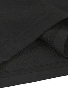 Pantalones cortos casuales de moda para hombre: pantalones cortos deportivos con cordón ajustable para primavera/verano. - Negro - Ver 7