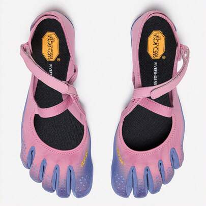 Women V-Soul FiveFingers Mary Jane Barefoot Non-Slip Five Toe Shoes For Yoga & Pilates Version 4|Precise Indoor Sports Long-Tail Title (Accurately Targeting Fitness And Dance Audiences) ZMLK