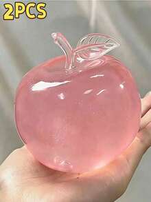 1件裝 青色/粉色蘋果造型壓力紓壓玩具，適合辦公室放鬆與居家裝飾，最佳家庭禮物，派對用品/派對裝飾/起司捏捏玩具/單身派對用品/捏捏玩具>起司/平價/訂婚派對用品/ - 多色 - 查看 15