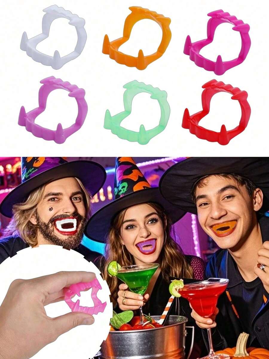 30件組萬聖節吸血鬼假牙,酷炫吸血鬼牙齒,適合趣味裝扮與配件-殭屍、吸血鬼、多色假牙道具用品,可用於威脅惡搞、萬聖節派對裝飾、萬聖節裝飾、活動慶典與居家佈置 - A - 查看 1