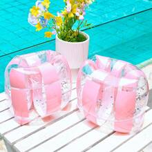 2pcs/Set PVC Inflatable Arm Floats With Arm Sleeves, Unisex, Summer Outdoor Swimming Pool Beach Party Floating Ring, Travel Essential - Multicolor - View 12