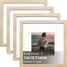 Square Photo Frame Set, Sizes 15x15, 20x20, 25x25 And 30x30 Cm, Suitable For Desktop Display And Wall Hanging, Ideal Choice For Decorating Photos And Commemorative Gifts. Minimalist Style Photo Frame, Elegant Wall Decor Choice (Photo Paper Not Included). Multi-Piece Set Combination, Exquisite Wall Photo Frame, Portrait Photo Frame, Suitable As Gift For Birthday, Graduation And Other Occasions. - 1PC - View 8