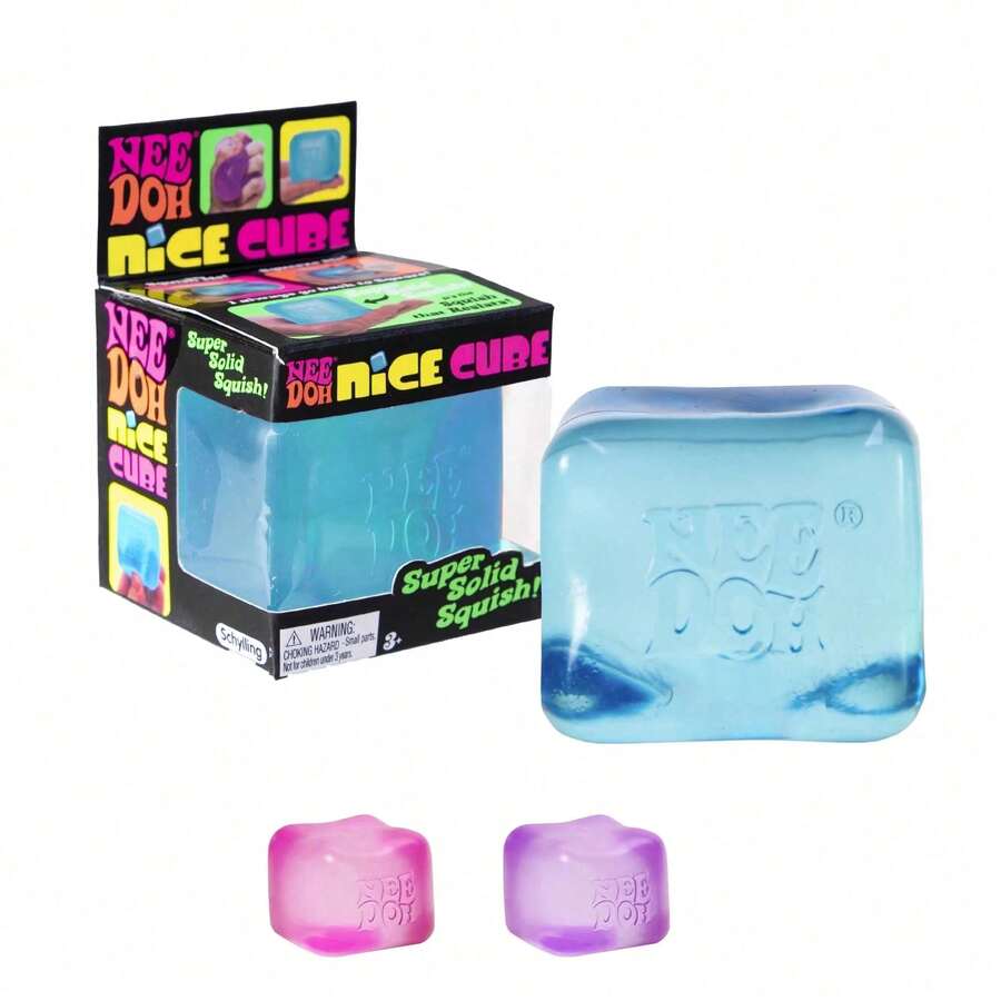 Schylling Jelly Same Producto antiestrés para estudiantes y adultos - Bloques de hielo antiestrés, bloques de azúcar de malta antiestrés, bloques de rebote lento - Multicolor - Ver 1