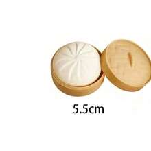 1 pieza Juguete antiestrés de dumpling colorido, diseño de comida realista, juguete de alivio de presión para manos y escritorio, adecuado para alivio de la ansiedad, relajación en la oficina y decoración del hogar, mejor regalo para familia y amigos (color aleatorio) - Multicolor - Ver 14