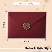 6 piezas de sobres de unicolor minimalista para embalaje de tarjetas postales DIY, adecuados para tarjetas de invitación de boda, tarjetas de felicitación, cubiertas de tarjetas de invitación para fiestas de cumpleaños - Ver 4