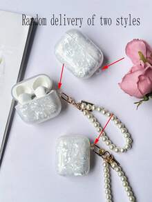 Compatible For AirPods 4 Pro 3 1/2/3 Shell Butterfly Earphone Case Luxury Fashion - White - View 5