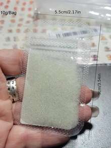 水晶小仙子玻璃 AB 色魚子醬珠 10G/袋，0.6-0.8mm 圓珠，適用於美甲藝術與水鑽，魚子醬珠美甲飾品 - 杏色 - 查看 4