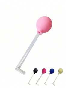 扁桃腺結石移除工具組，包含 PVC 吸球、玻璃管、手動口腔沖洗器與扁桃腺結石移除工具，矽膠與玻璃扁桃腺結石吸除套組附 PVC 吸球，簡單有效的口腔衛生護理 - 彩色 - 查看 6