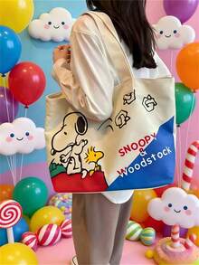 1pc Snoopy Waterproof Makeup Bag Travel Cosmetic Organizer Back To School/Birthday/Holiday Gift - View 5