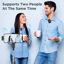 Professional Mini Wireless Lavalier Microphone With Charging Case, For IPhone15+ And Android Type-C Devices, Intelligent Noise Reduction, Status Display, Magnetic Rotating Clip, Long Battery Life, Suitable For Video Recording, Vlogging, Teaching - View 10
