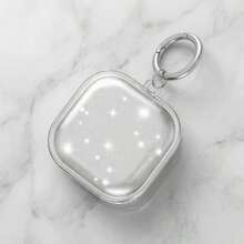 Funda protectora transparente con purpurina compatible con Galaxy Buds 4 auriculares Bluetooth, funda protectora de silicona suave de color transparente para Buds 4 Pro - transparente - Ver 20