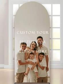 1pc Elastic Banner Arch Backdrop, Personalized Customizable Multi-Size Arch Decoration, Suitable For Dome Background Frame Custom Arch Backdrop Set, Create Festive Atmosphere, Multiple Sizes Available, Suitable For Birthday And Theme Party, Photo Booth Backdrop - Multicolor - View 7