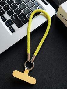 Cordón corto para teléfono, correa de muñeca minimalista y de moda anti-pérdida para viajes al aire libre, senderismo, compras, colgante de funda de teléfono anti-caída con gancho de metal, cuerda colgante duradera y resistente a roturas para hombres y mujeres - Multicolor - Ver 12