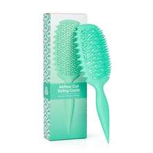 1pc Curly Hair Venting Comb, Solid Color Plastic Venting Styling Comb With Airflow Slots, Flexible Teeth, Pointed Tail Design, Suitable For Curly, Wavy And Thick Hair - Multicolor - View 16