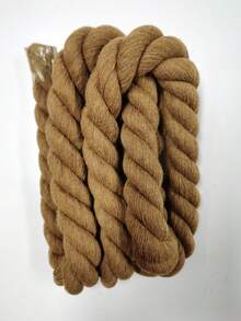 Tug Of War Rope (Non-Professional), 2cm Thick*600cm/150cm Length, Handmade Cat Scratching Post, Garden Binding Decoration Rope, Floral Accessory, Twist Tie - Apricot - View 33